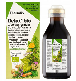 Floradix Detox Bio 250ml framsida