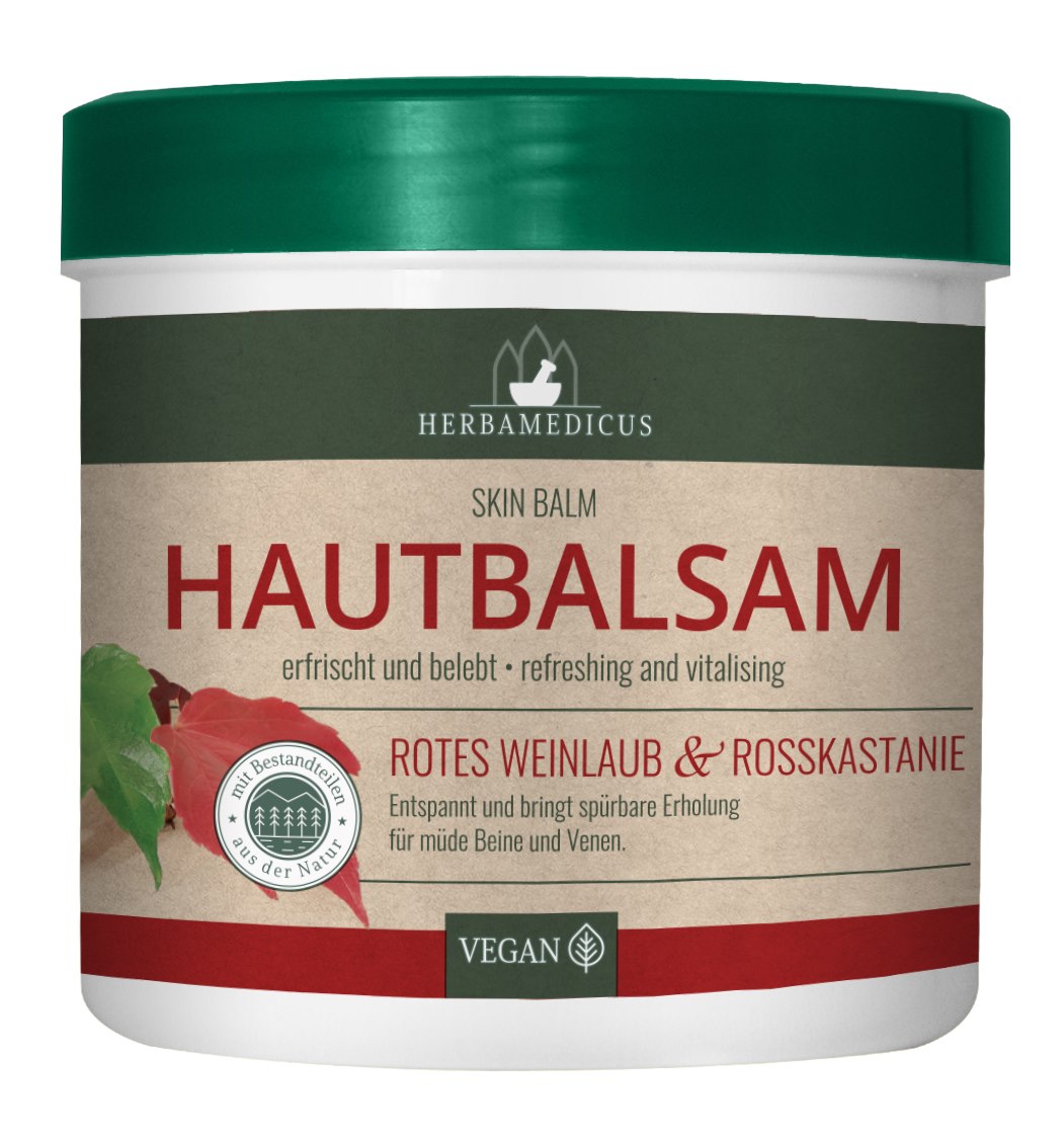 Herbamedicus Skin Balm baksida näringsinformation