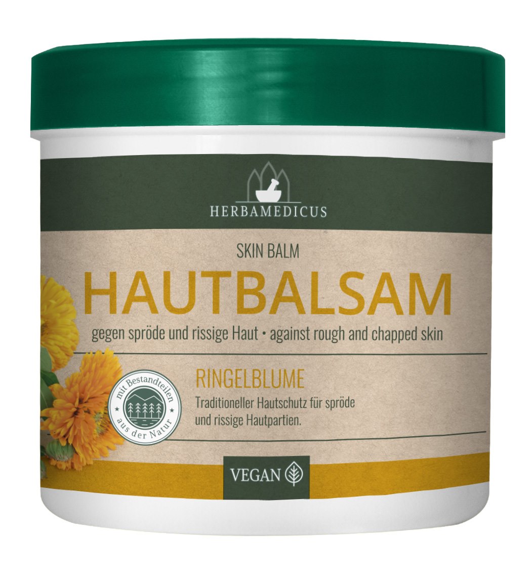 Herbamedicus Skin Balm ingredienser etikett