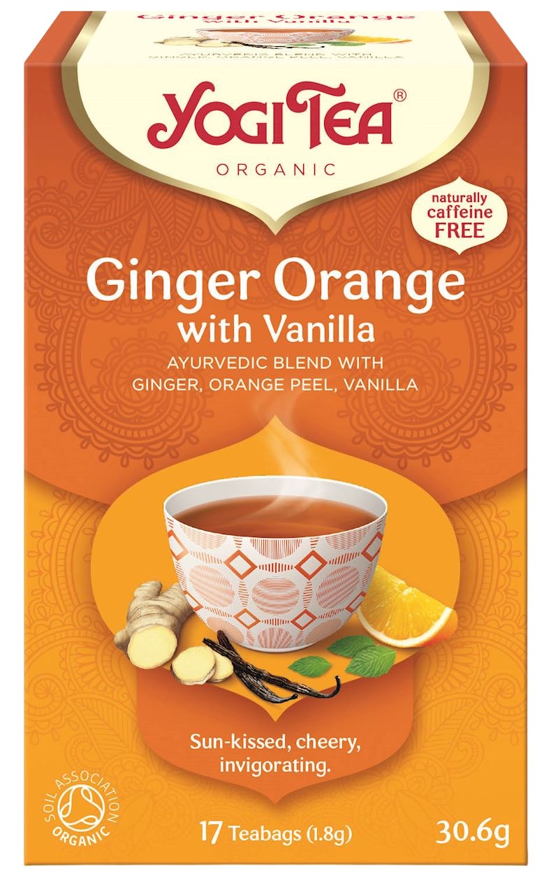 Yogi Tea Organic Herbal Tea baksida