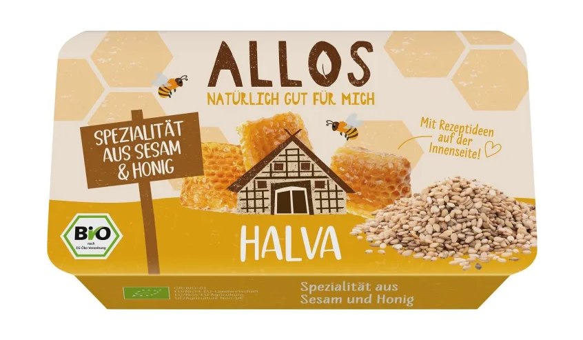 Allos - Halva - Seesamihunajalevite - 75g