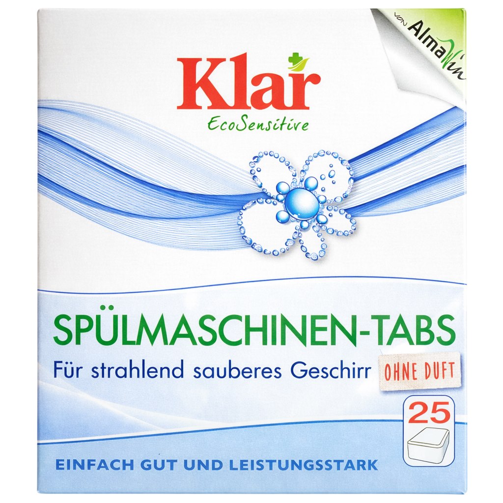 Klar - Dishwasher Tabs - 25 Tabs