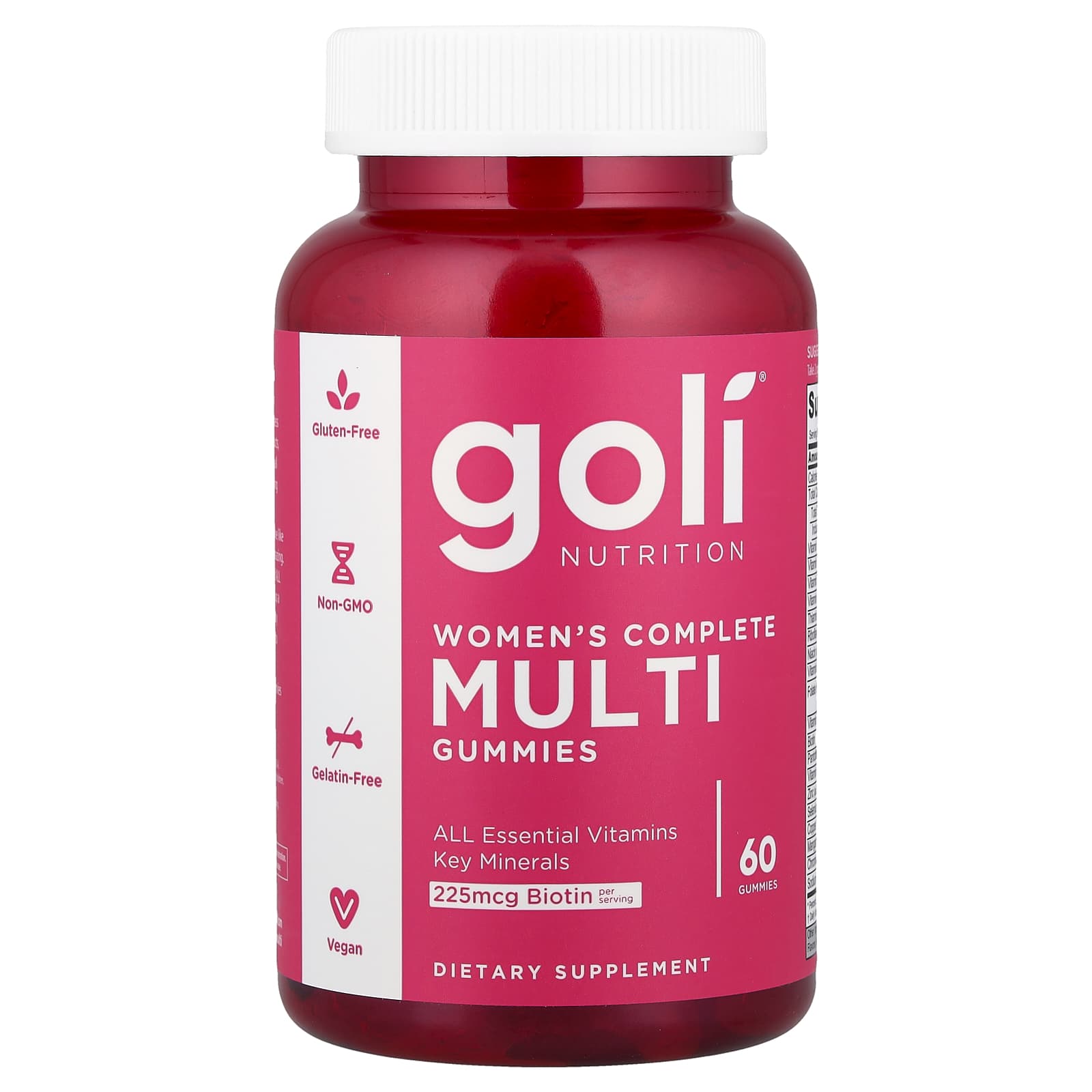 Women's Complete Multi baksida näringsfakta