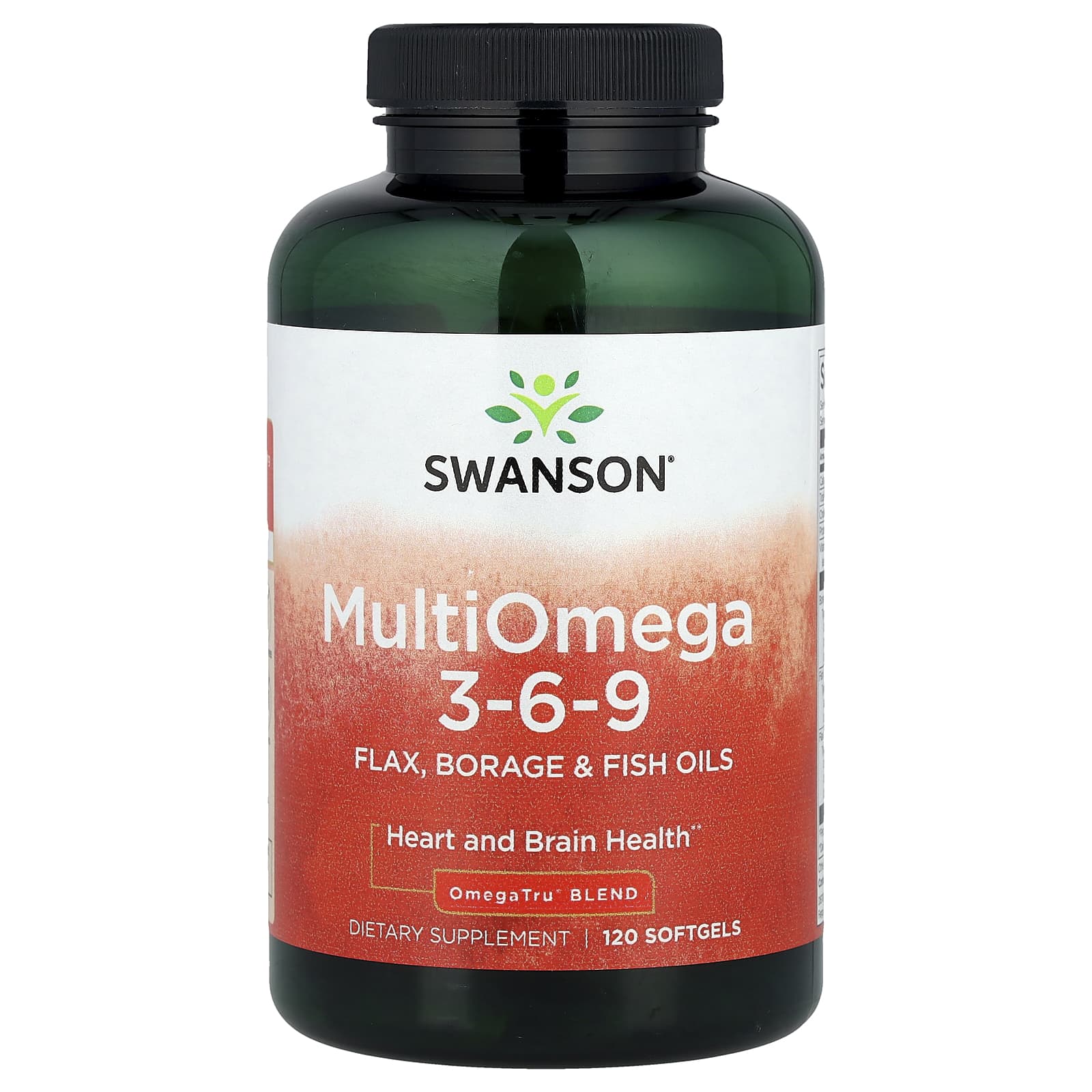 Swanson Multiomega 3-6-9 120 Sgels framsida