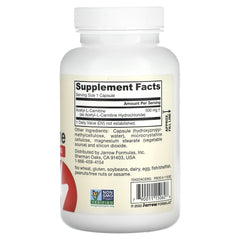 Jarrow Formulas - Asetyylil-karnitiini - 500mg - 60 Vcaps