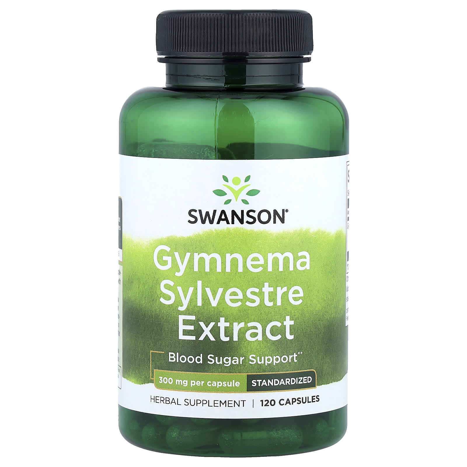 Swanson Gymnema Sylvestre Extract 300mg framsida