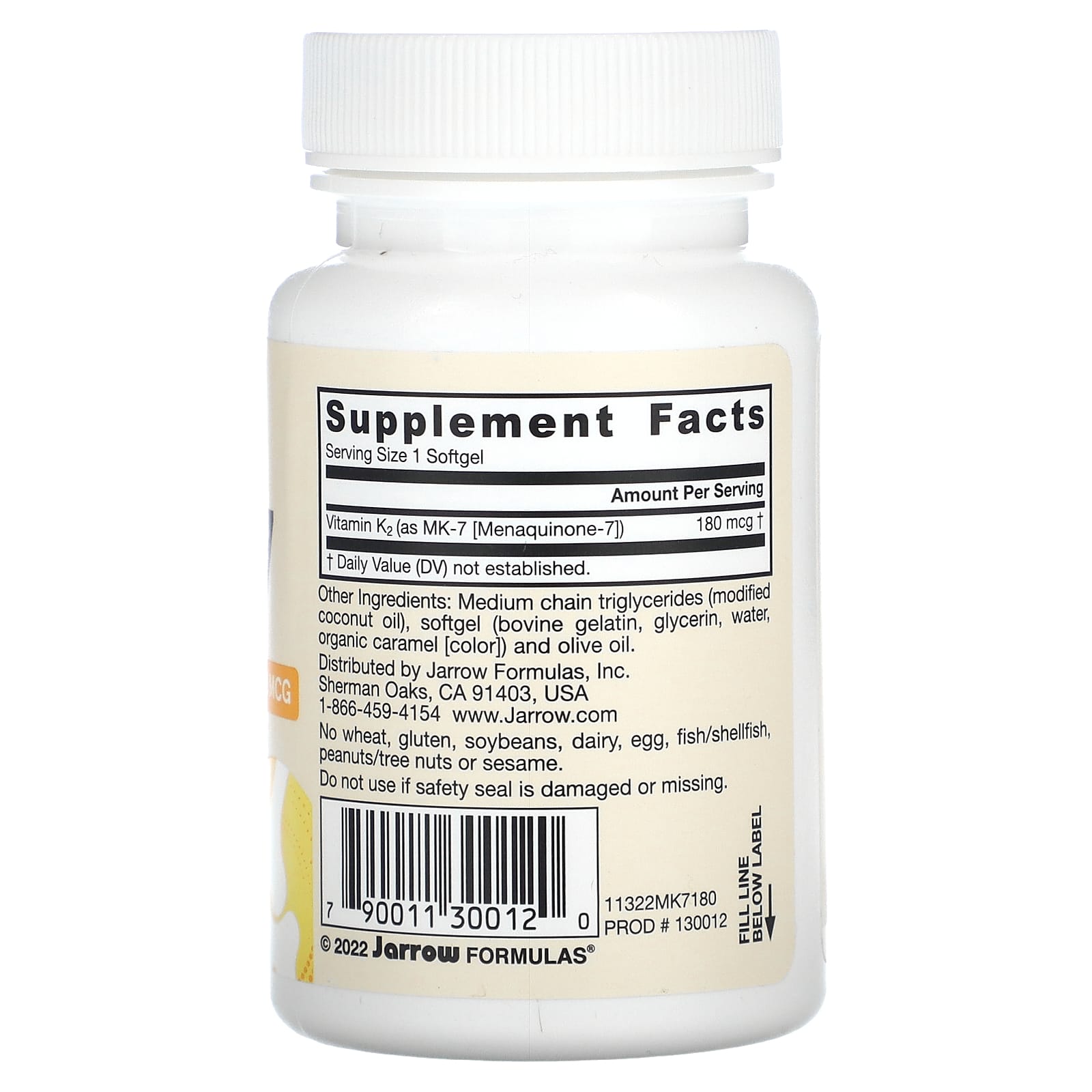 Jarrow Formulas - Vitamin K2 MK-7