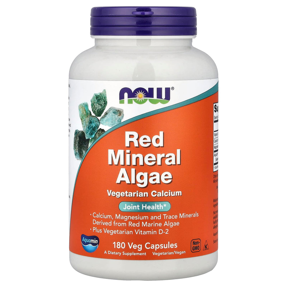 Red Mineral Algae baksida med näringsfakta