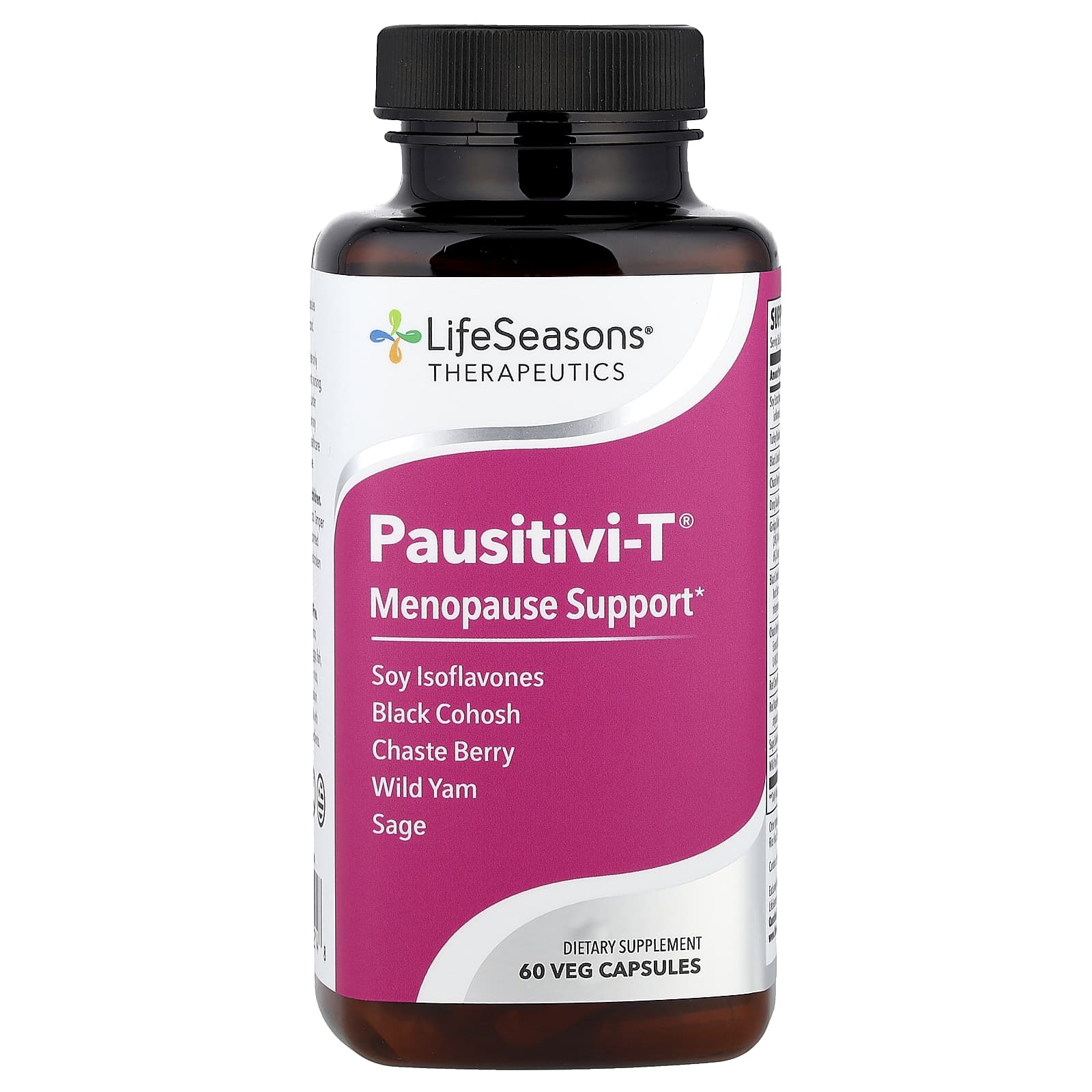Pausitivi-T baksida med näringsfakta