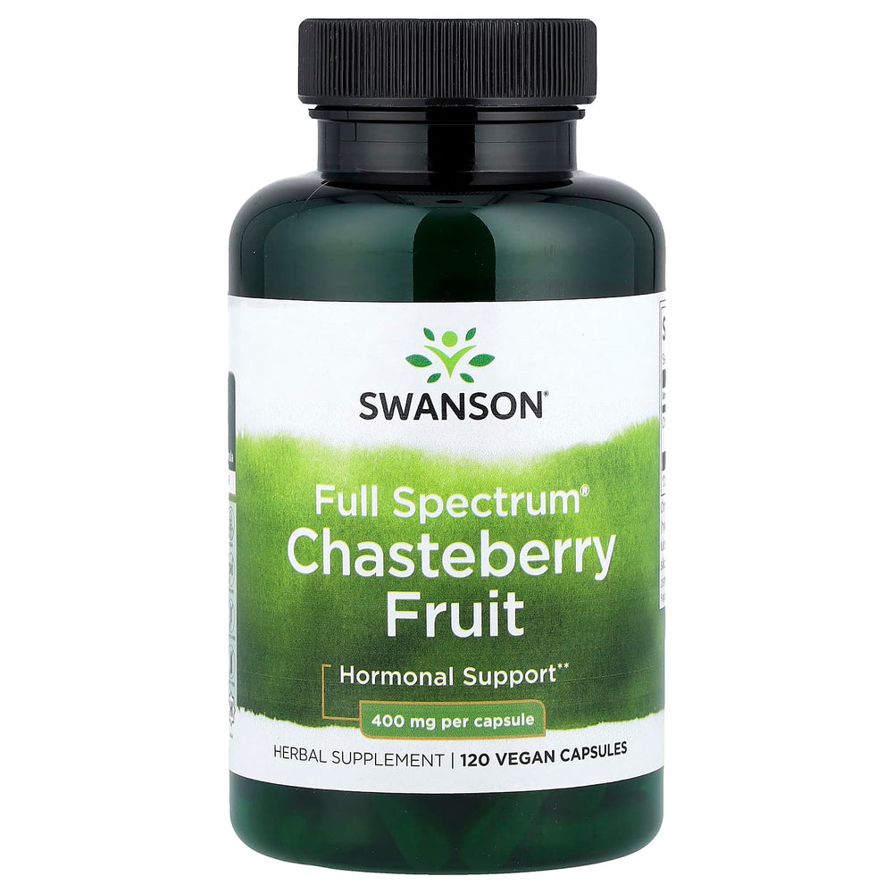 Swanson Chasteberry Fruit baksida näringsfakta