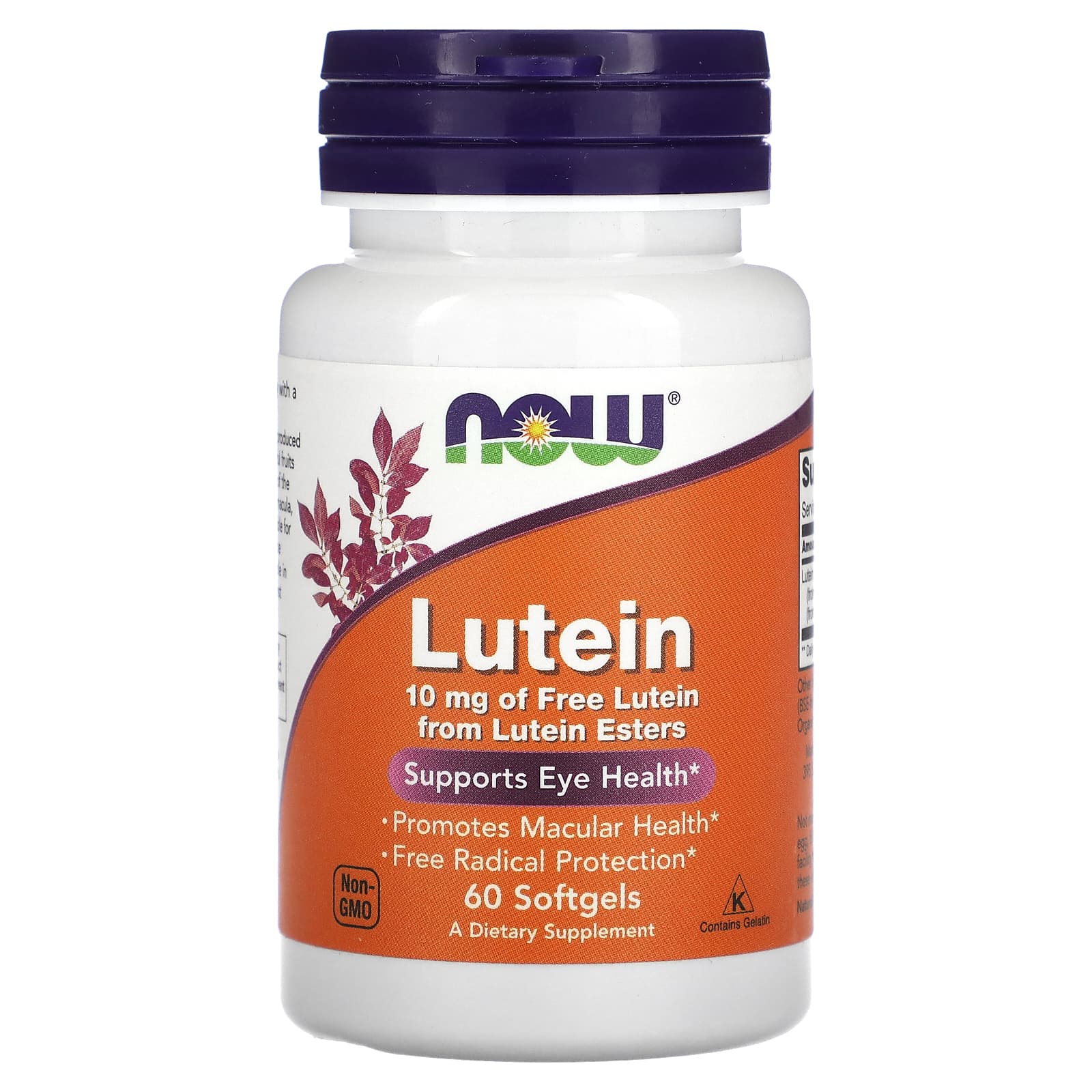 Lutein – 20 mg per kapsel baksida