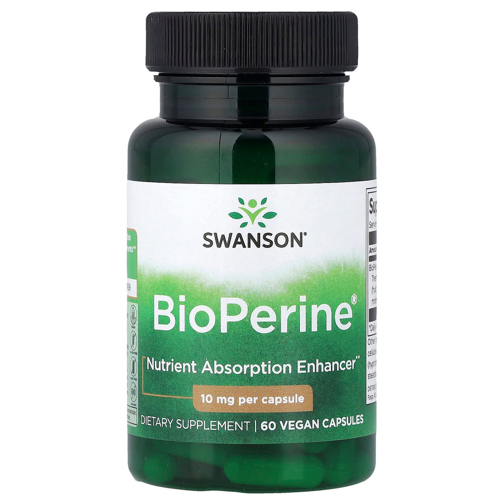 Swanson Bioperine 60 kapslar framsida