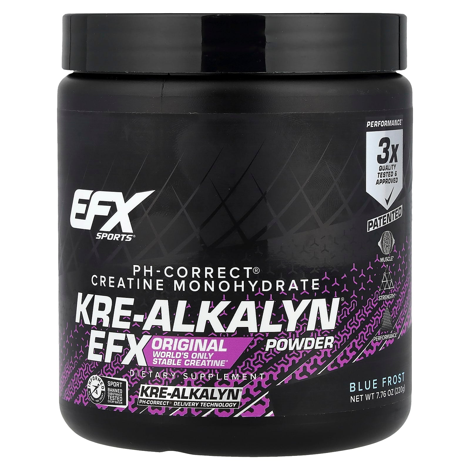 Efx Sports - Kre-Alkalyn Powder (Rainbow Blast - 110g)