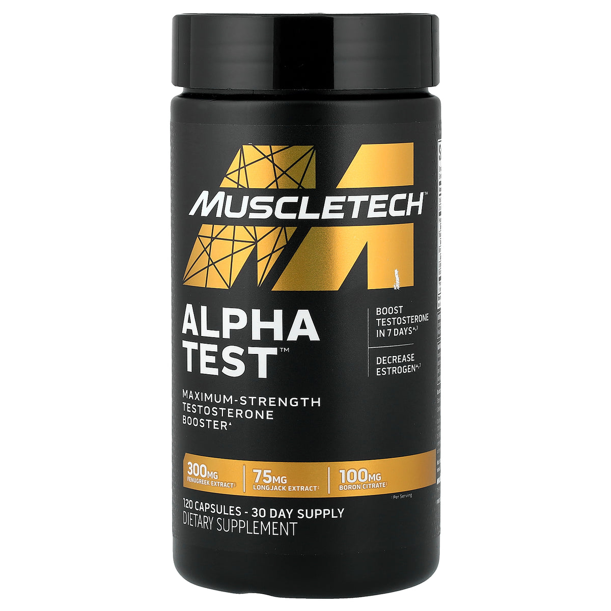Muscletech - Alphatest™ - 120 Caps