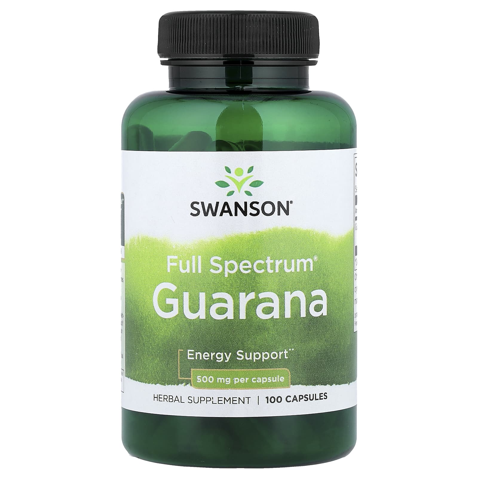 Full Spectrum Guarana baksida näringsfakta
