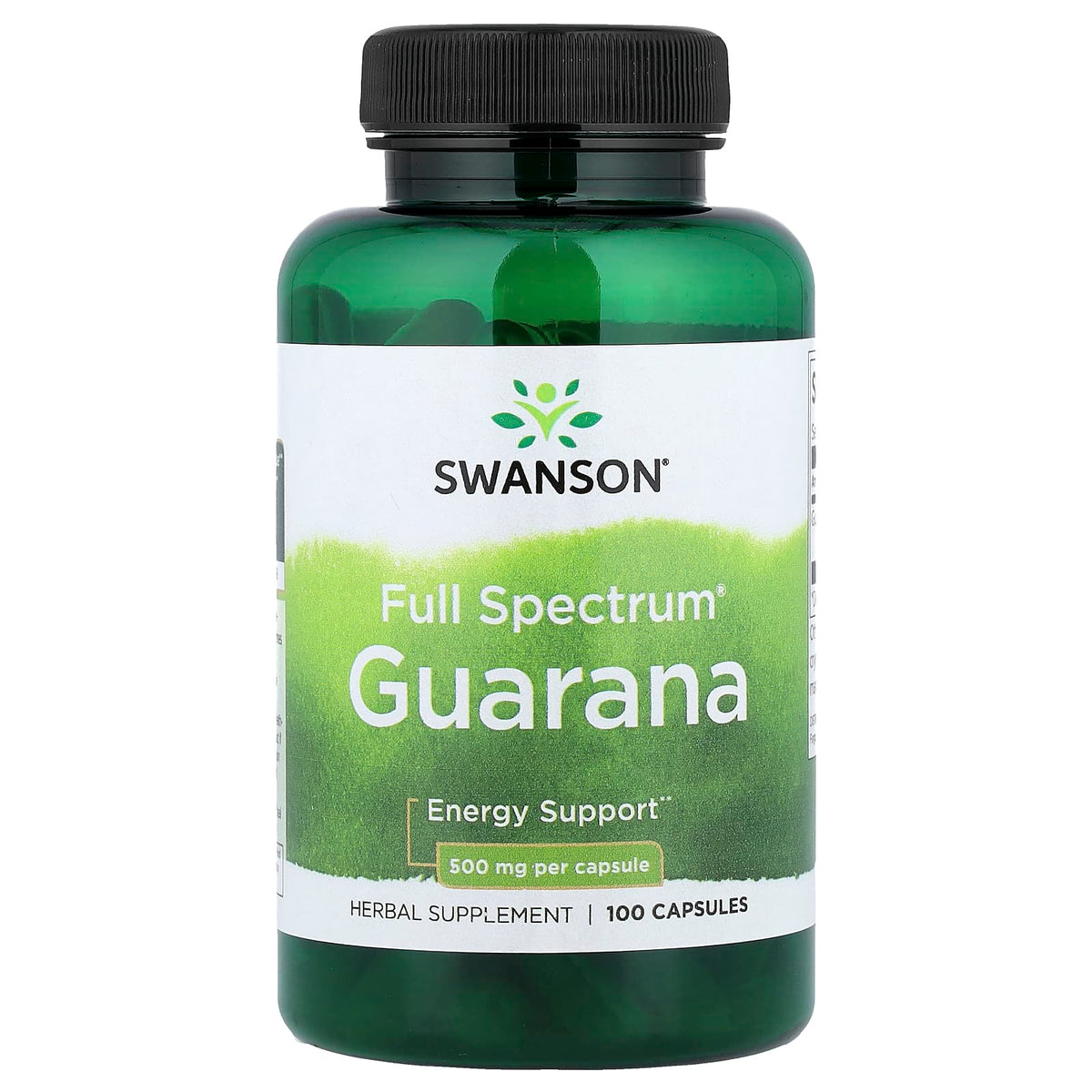Full Spectrum Guarana baksida näringsfakta