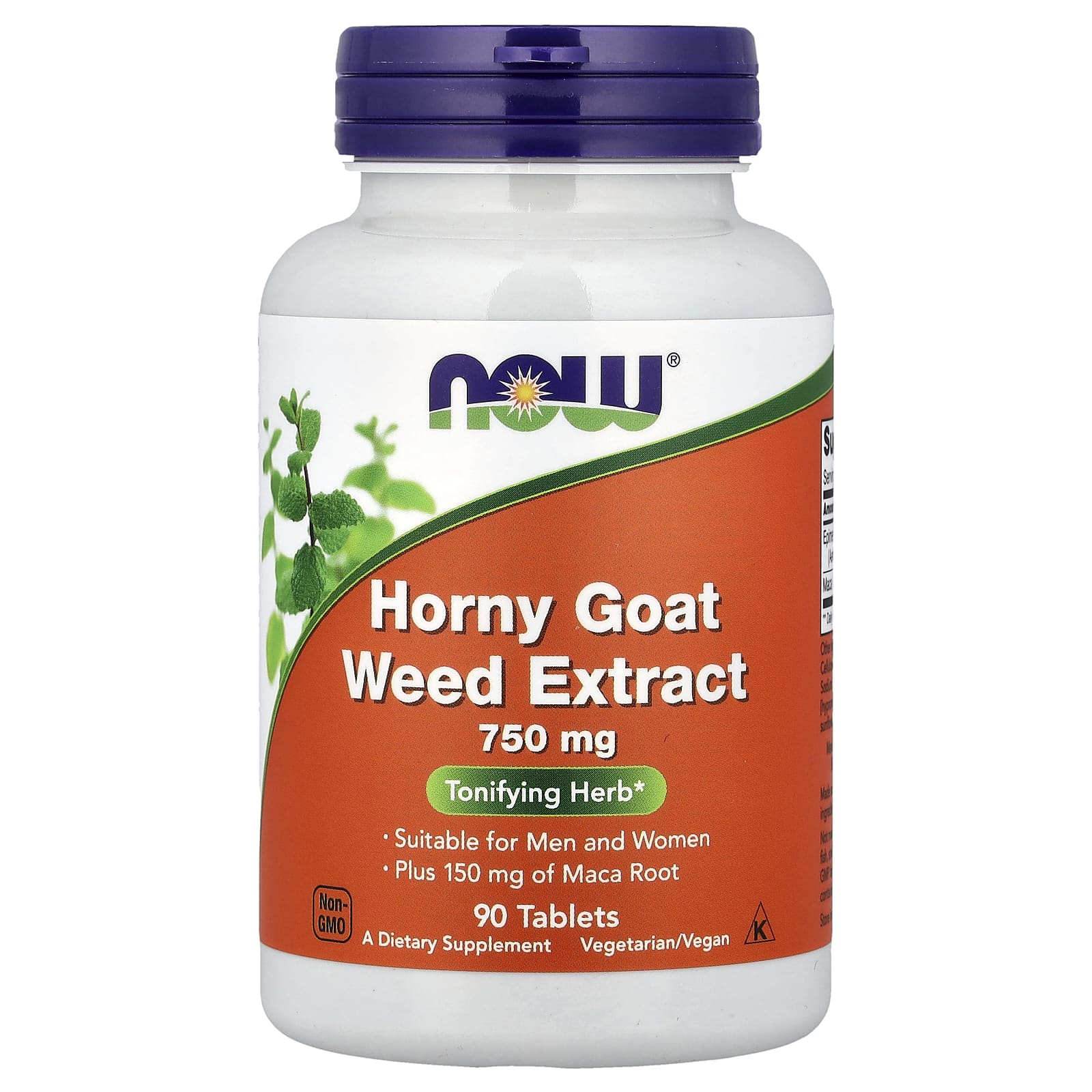 Now Foods - Horny Goat Weed Extract - 90 Tabs