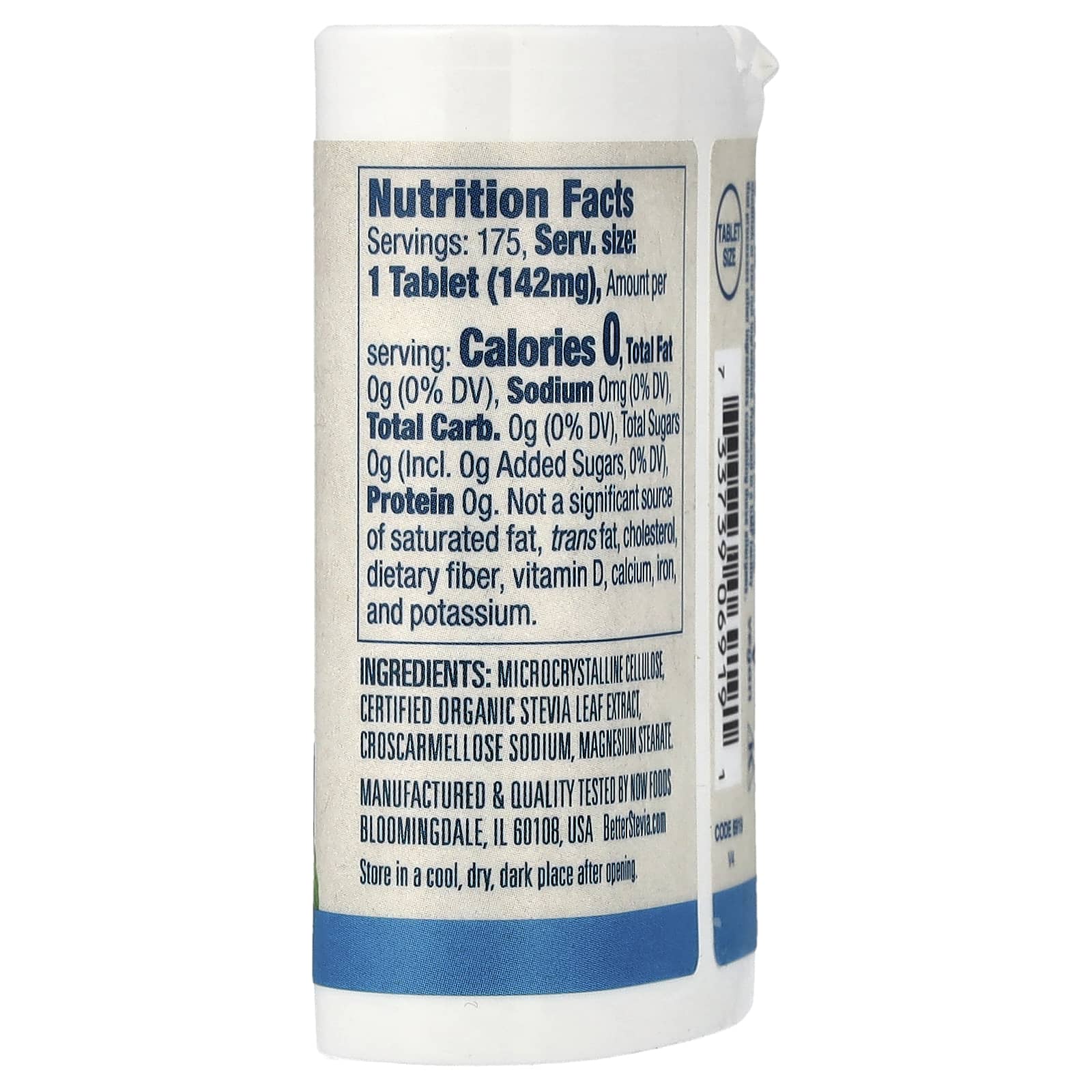 NOW Foods - Better Stevia - Luonnollinen makeutusaine