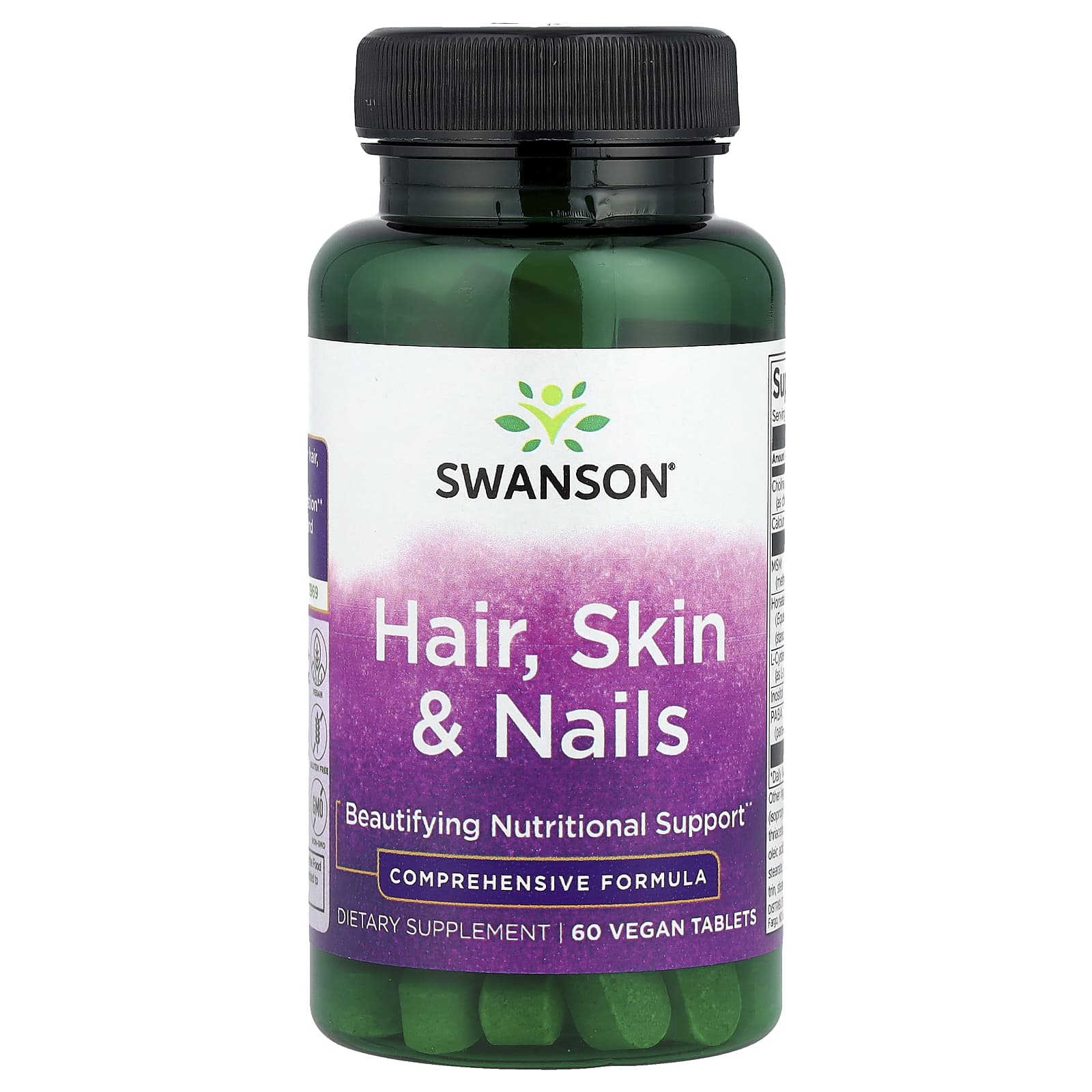 Swanson Hair, Skin & Nails baksida