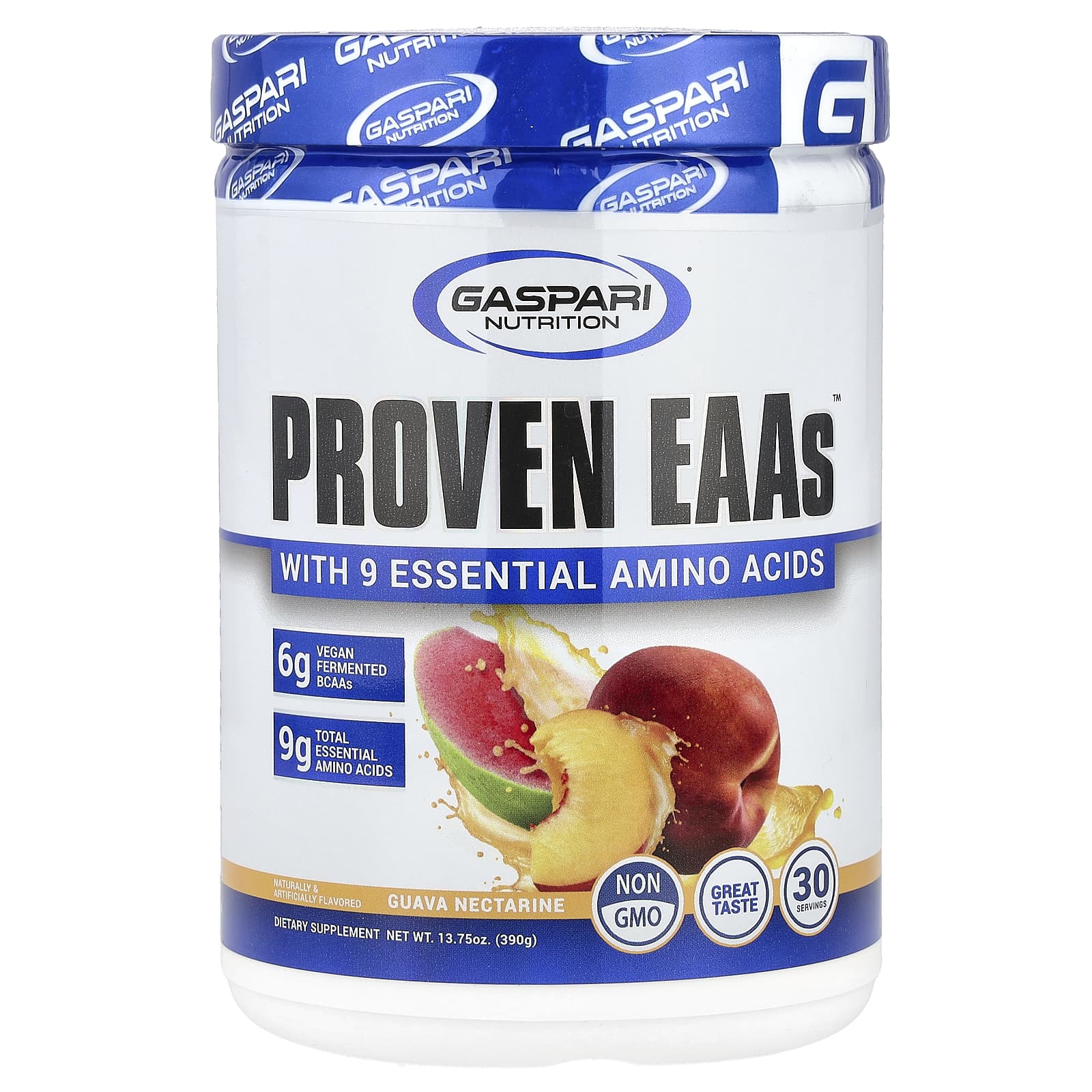 Gaspari Nutrition Proven EAAs baksida näringsfakta