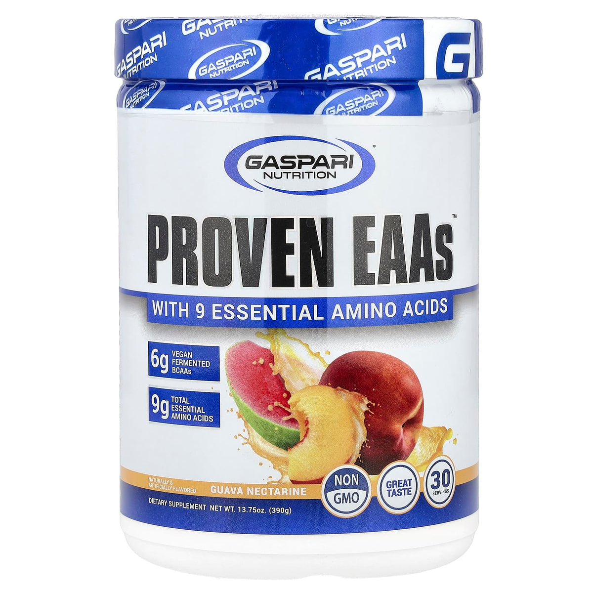 Gaspari Nutrition Proven EAAs baksida näringsfakta