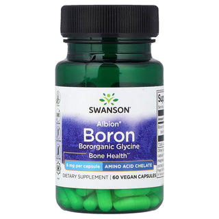 Boron Albion® Bororganic Glycine 60 kapslar framsida
