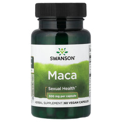 Swanson Maca Extract baksida