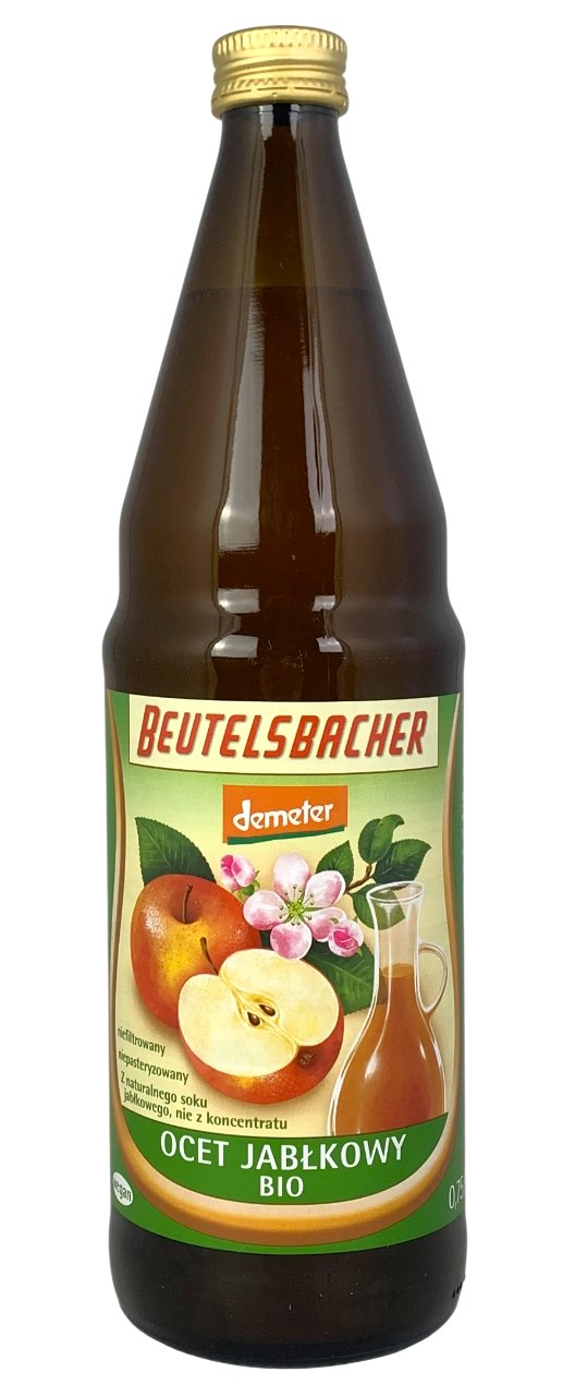 Beutelsbacher Äppelcidervinäger baksida näringsfakta