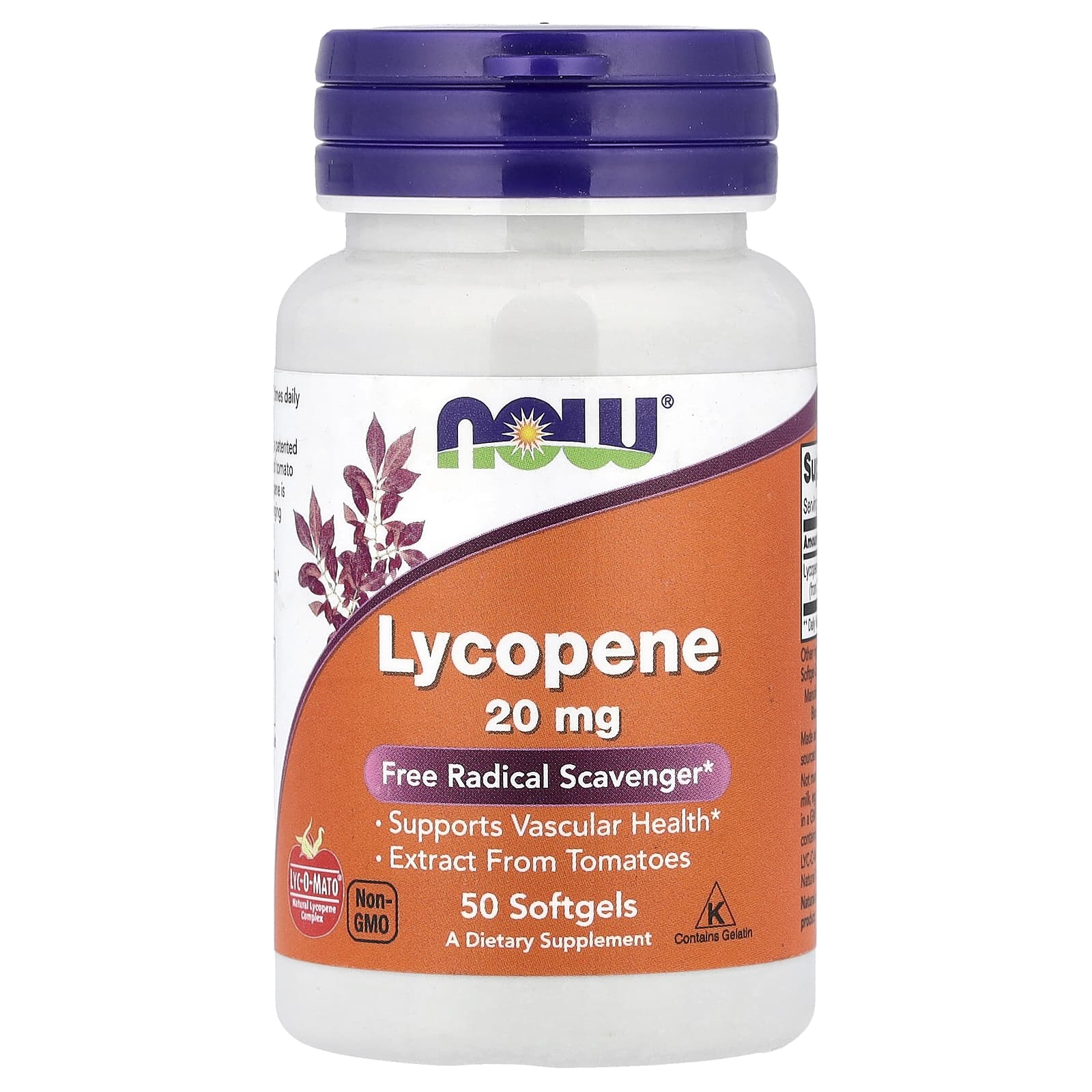 NOW Foods - Lycopeeni - Antioksidanttituki
