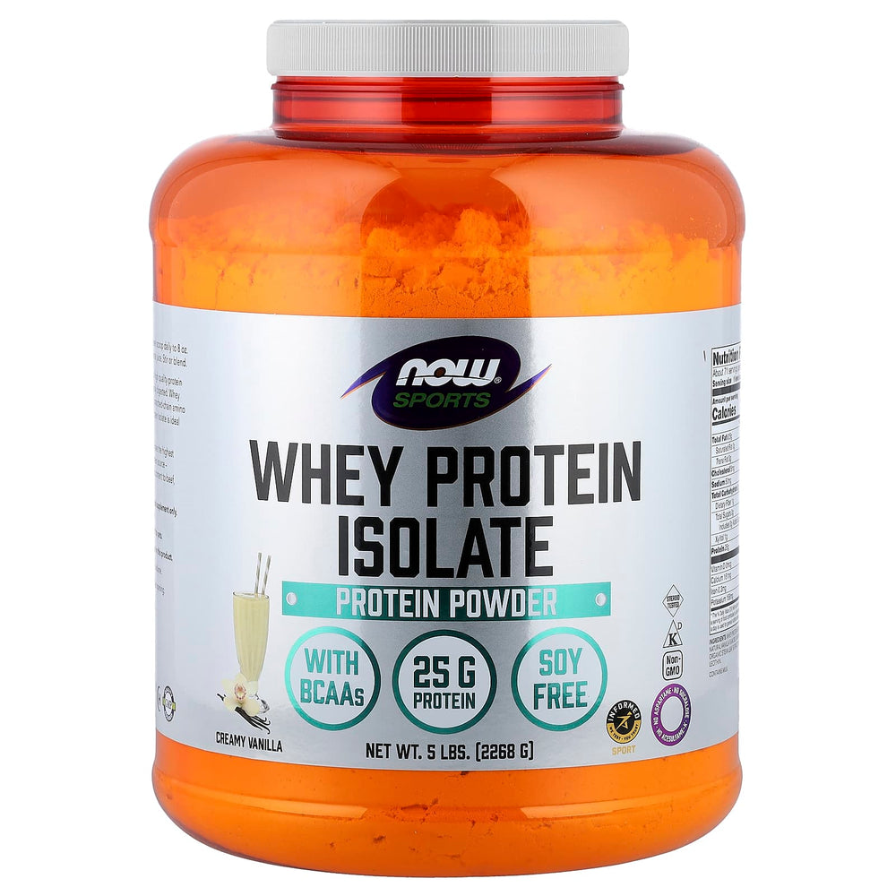 Creamy Vanilla Vassleproteinisolat baksida