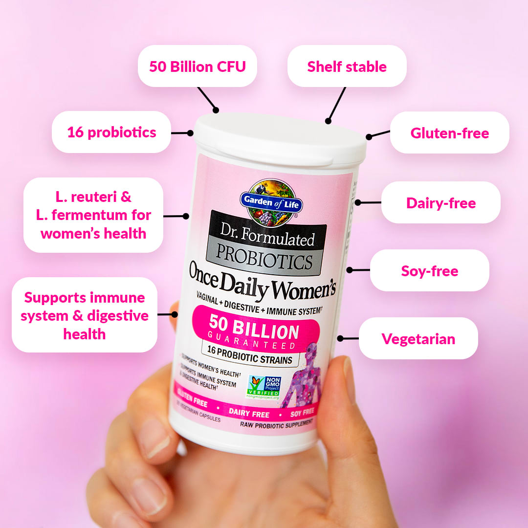 Garden Of Life - Dr. Formulated Probiotics Naisille PH - 30 Kapselia