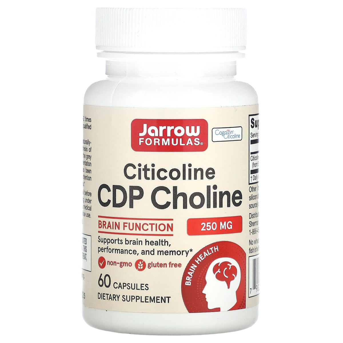 Jarrow Formulas Citicoline doseringsrekommendation
