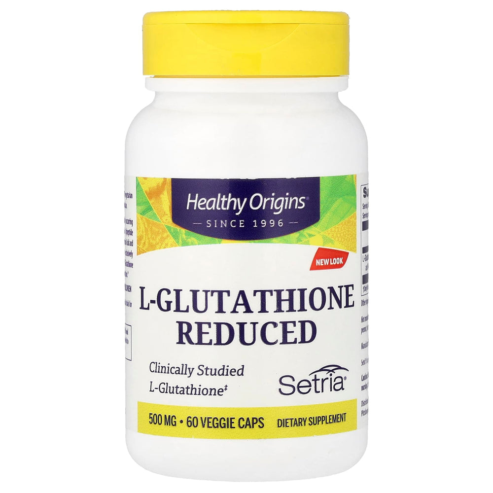 Healthy Origins L-Glutathione kapsel närbild