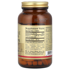 Vitamin C med Rosehöftsber ingredienser-etikett