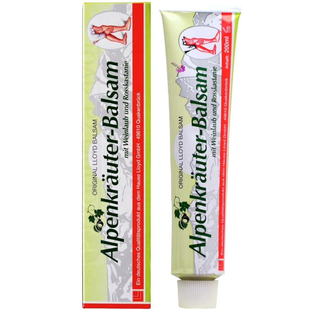 Lloyd Herbal Balm With Grape Leaves And Horse Chestnut baksida