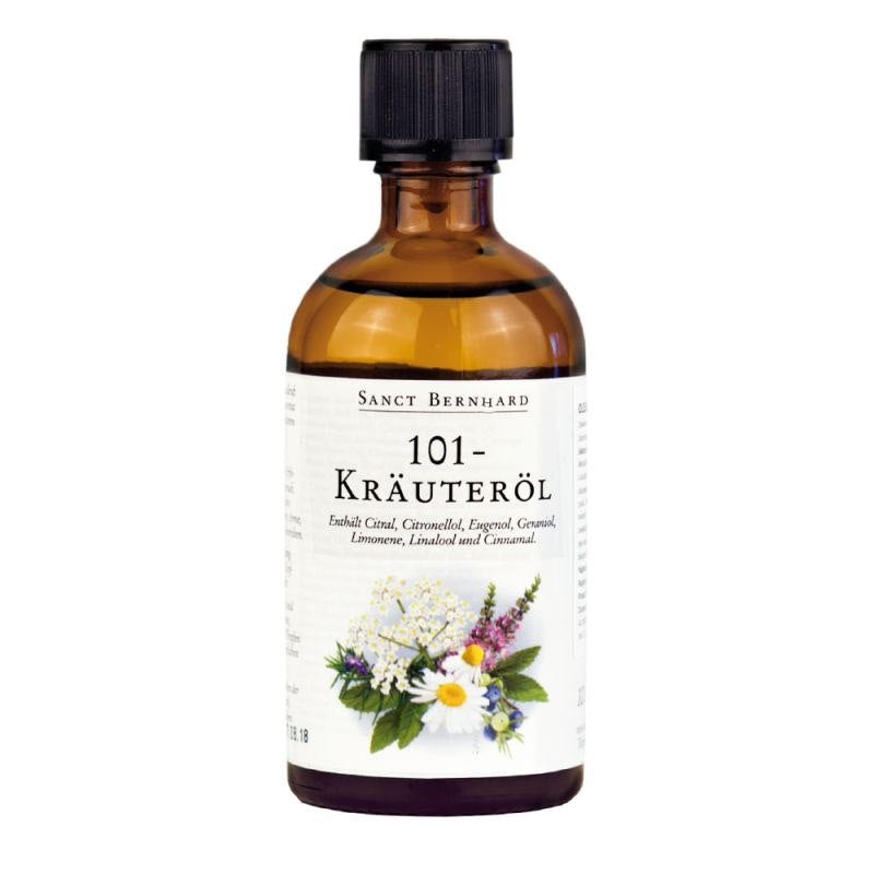 Kräuterhaus Sanct Bernhard - 101 Yrttiöljy - 100ml