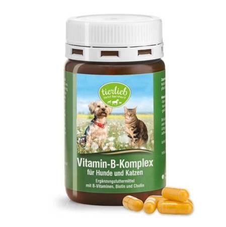 Tierlieb - Vitamin B-Kompleks Til Hunde Og Katte - 120 Kapsler