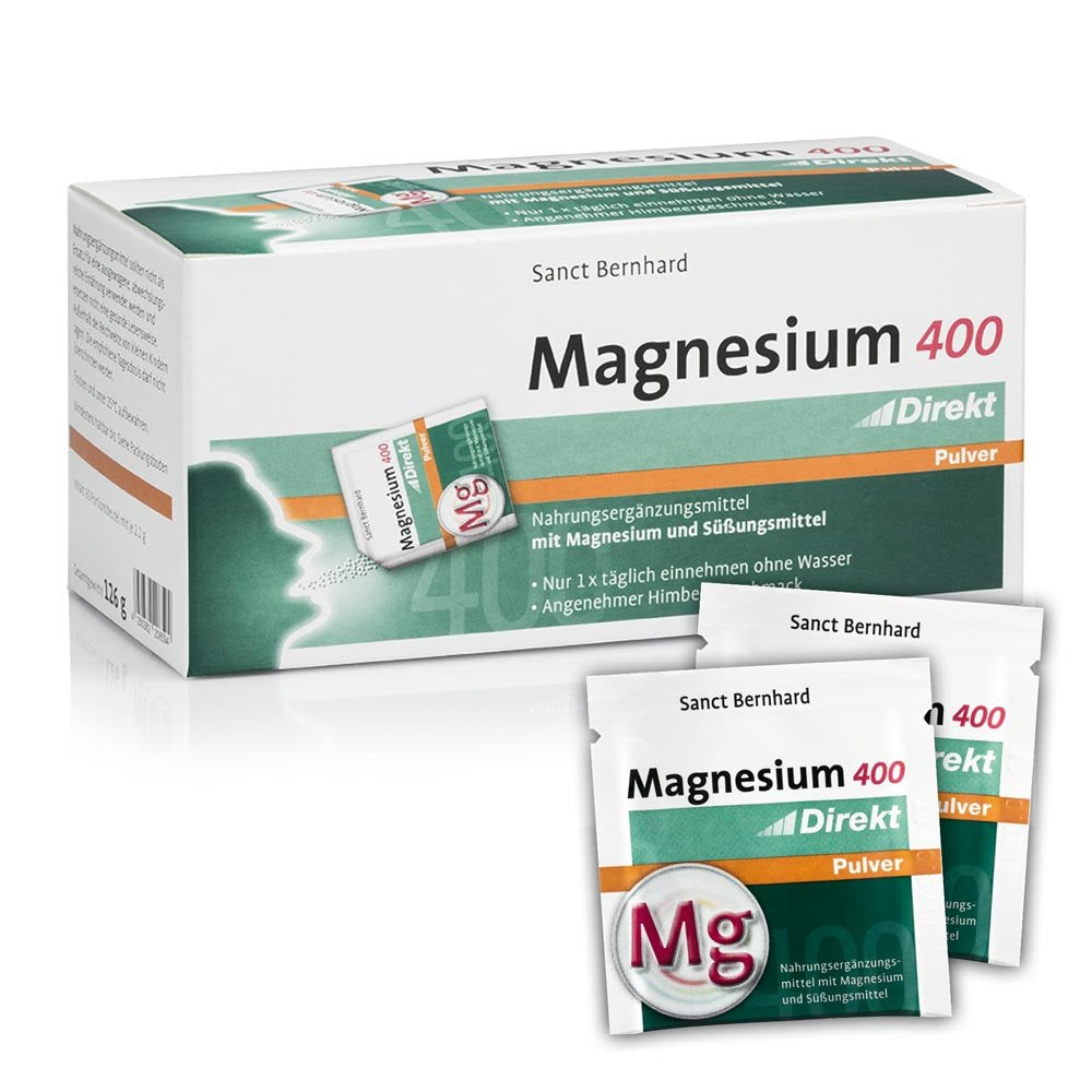 Magnesium 400 Direct Powder Hallon - baksida
