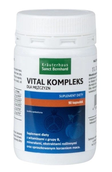Vital Complex For Men – 90 kapslar framsida