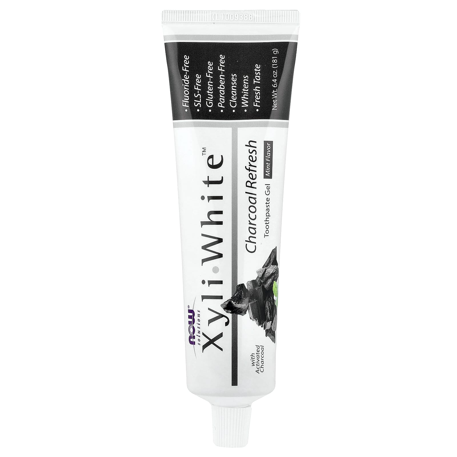 XyliWhite Charcoal Refresh näringsfakta etikett