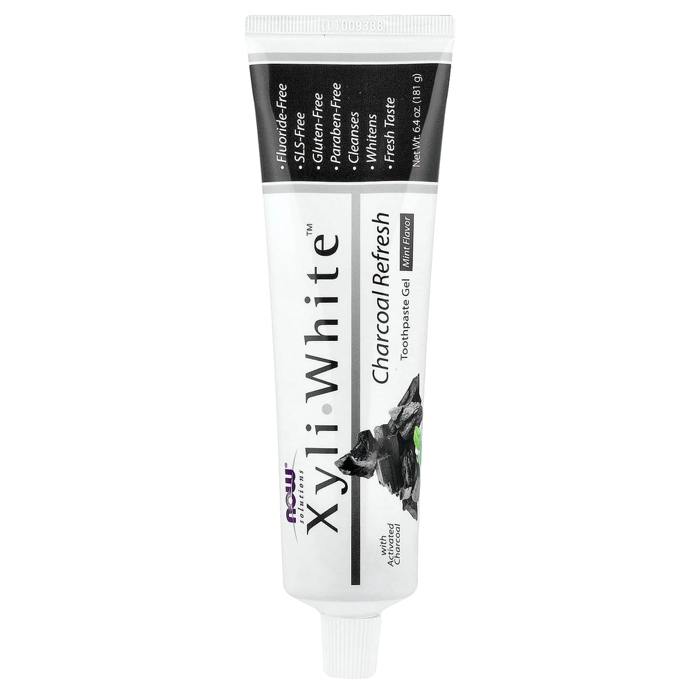 XyliWhite Charcoal Refresh näringsfakta etikett