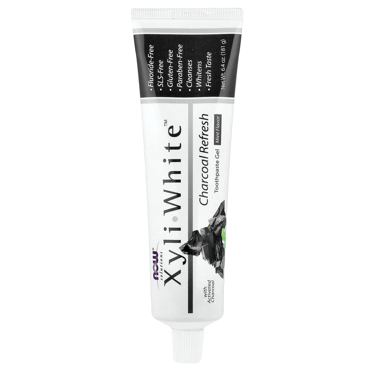 XyliWhite Charcoal Refresh näringsfakta etikett