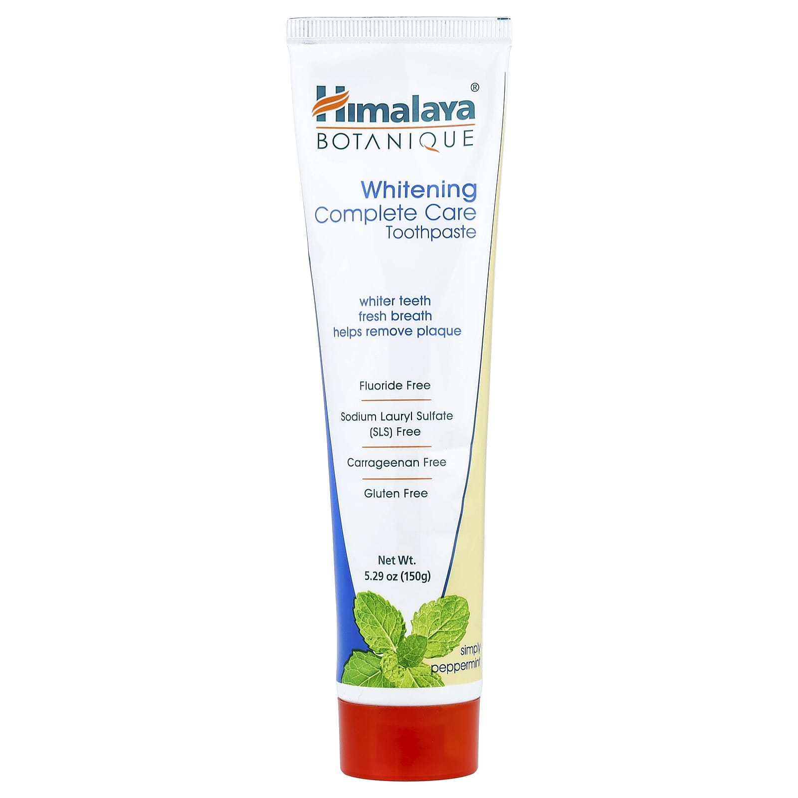Himalaya Whitening Complete Care Toothpaste öppen tub