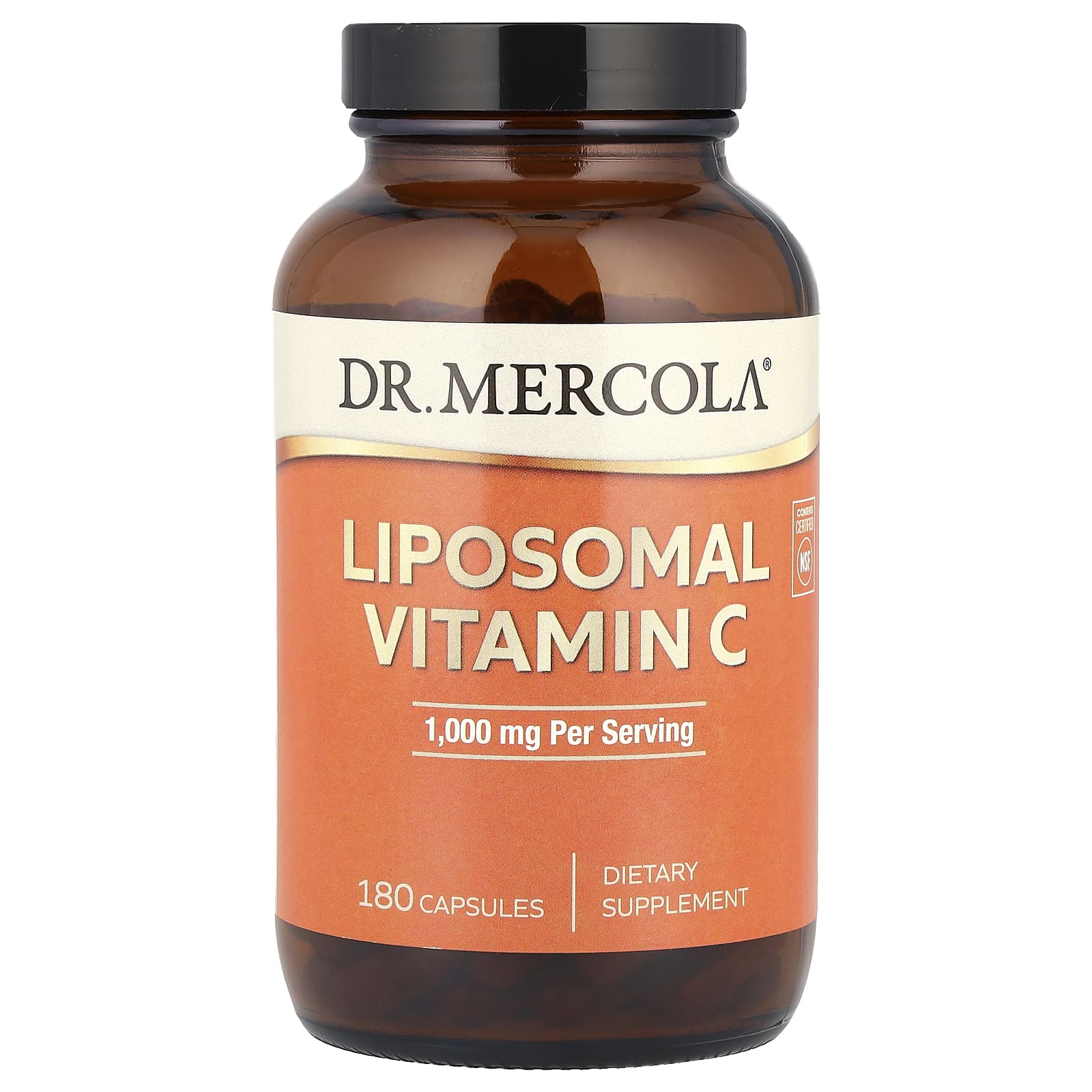 Dr. Mercola Liposomal Vitamin C öppen förpackning