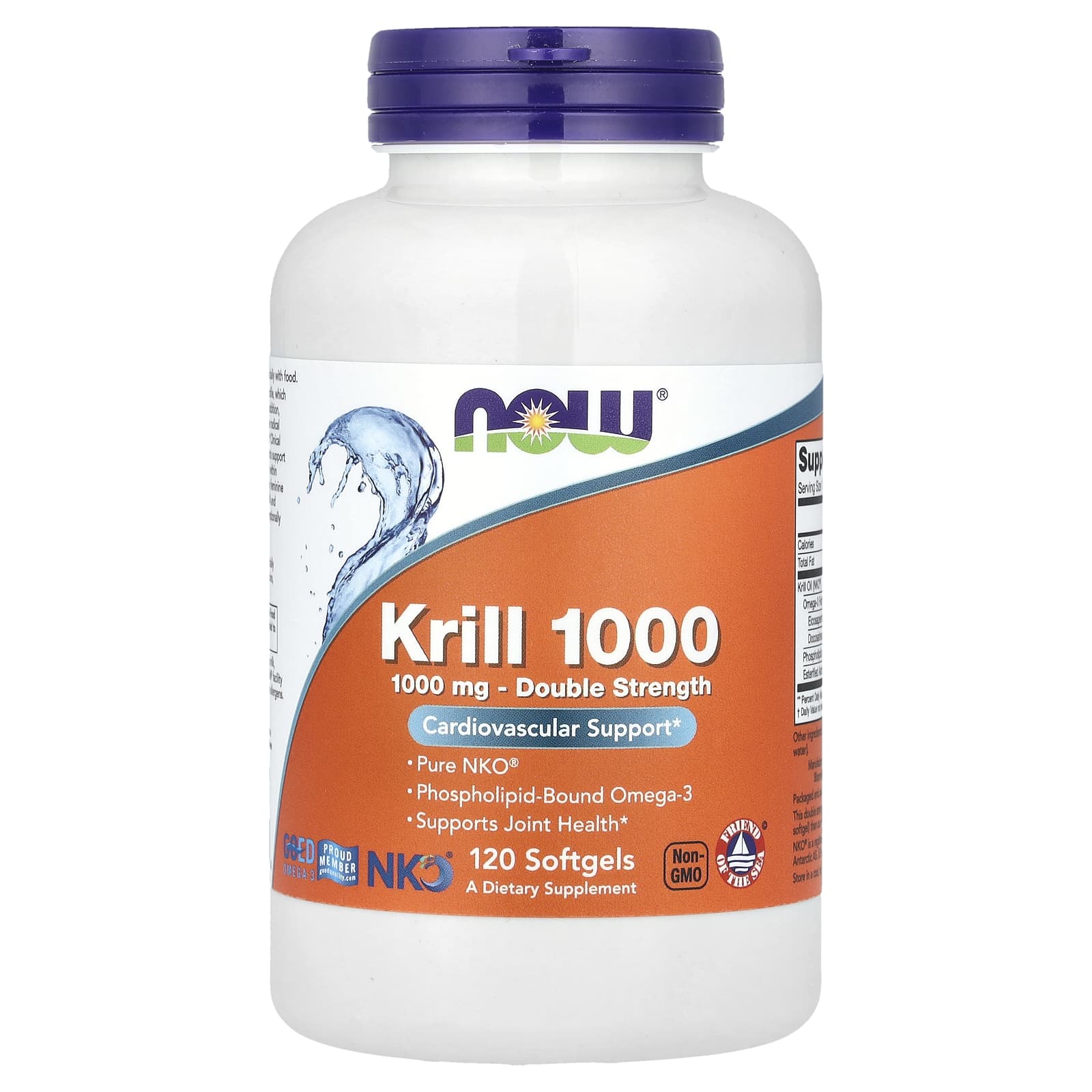 Now Foods Krill 1000 framsida
