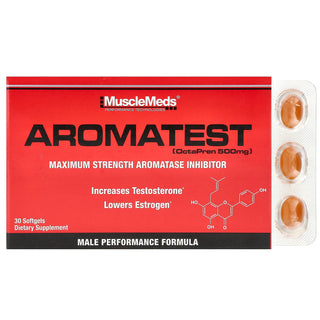 Aromatest Hormonstöd för män framsida