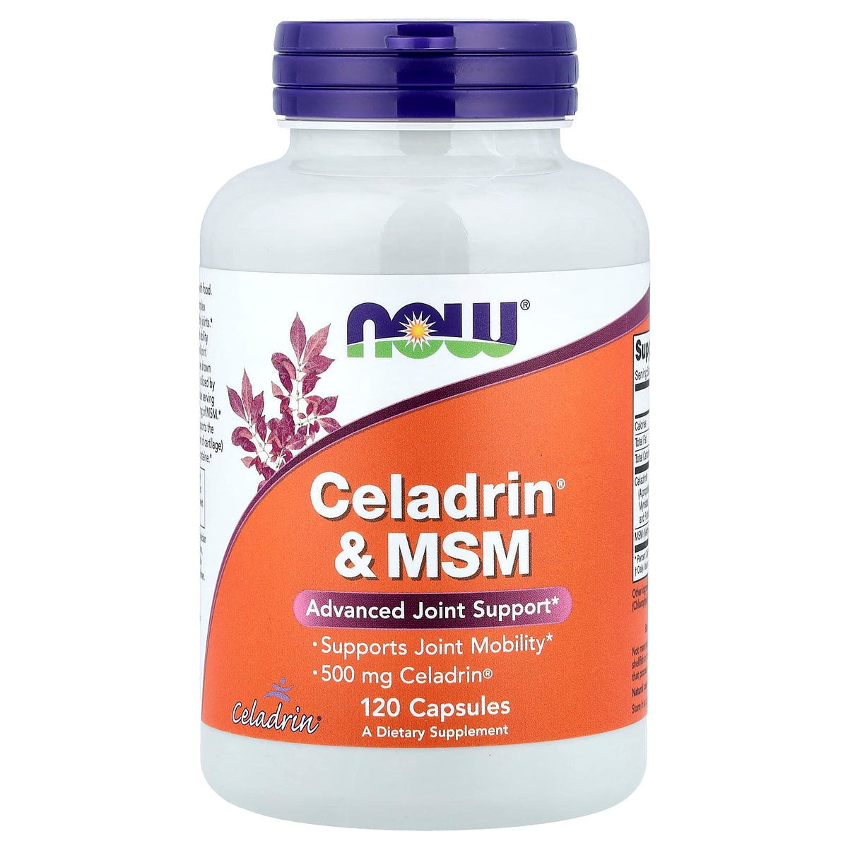 Celadrin & MSM – Ledstöd baksida