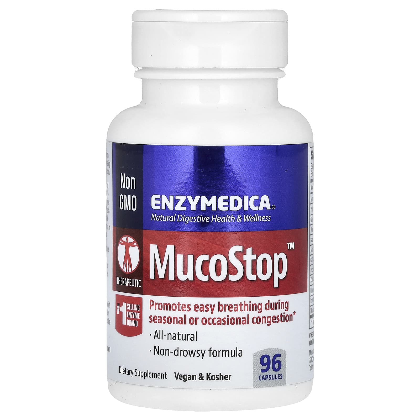 Enzymedica - Mucostop - Respiratory Support
