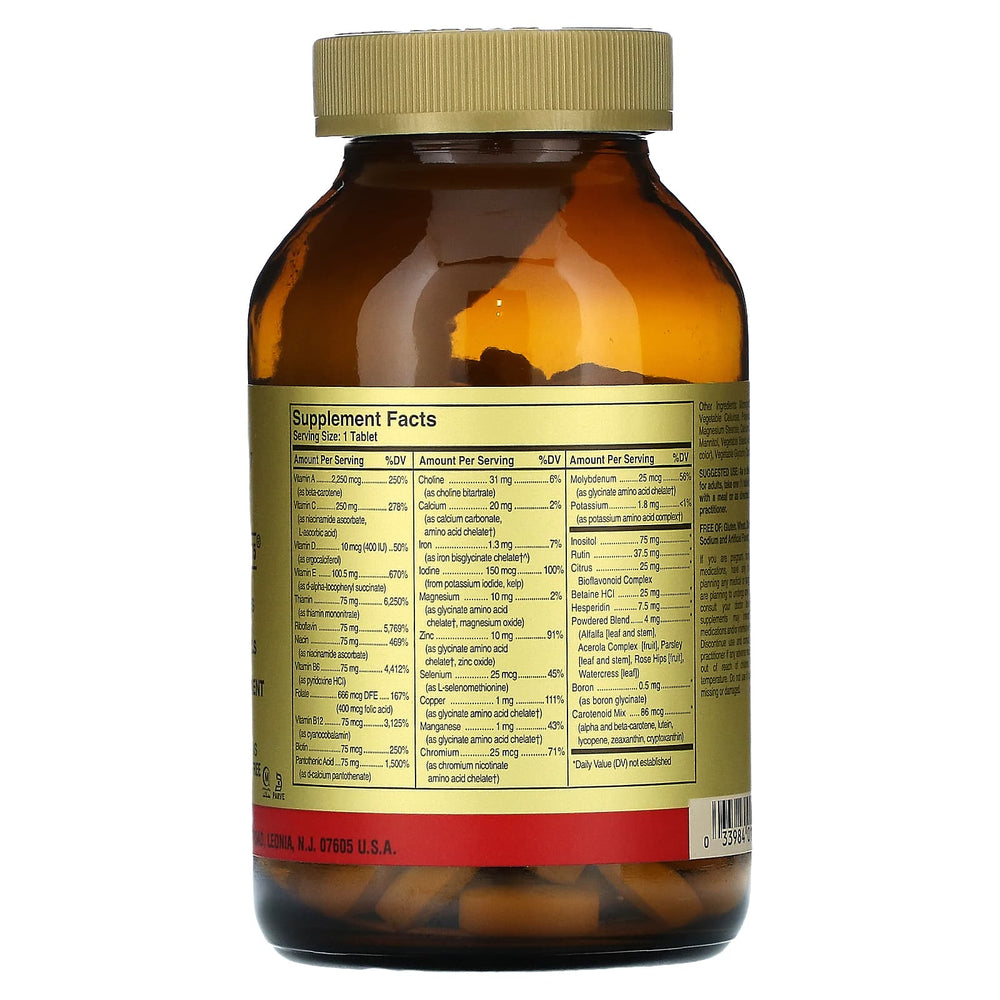 Solgar Formula V VM-75 produktöversikt