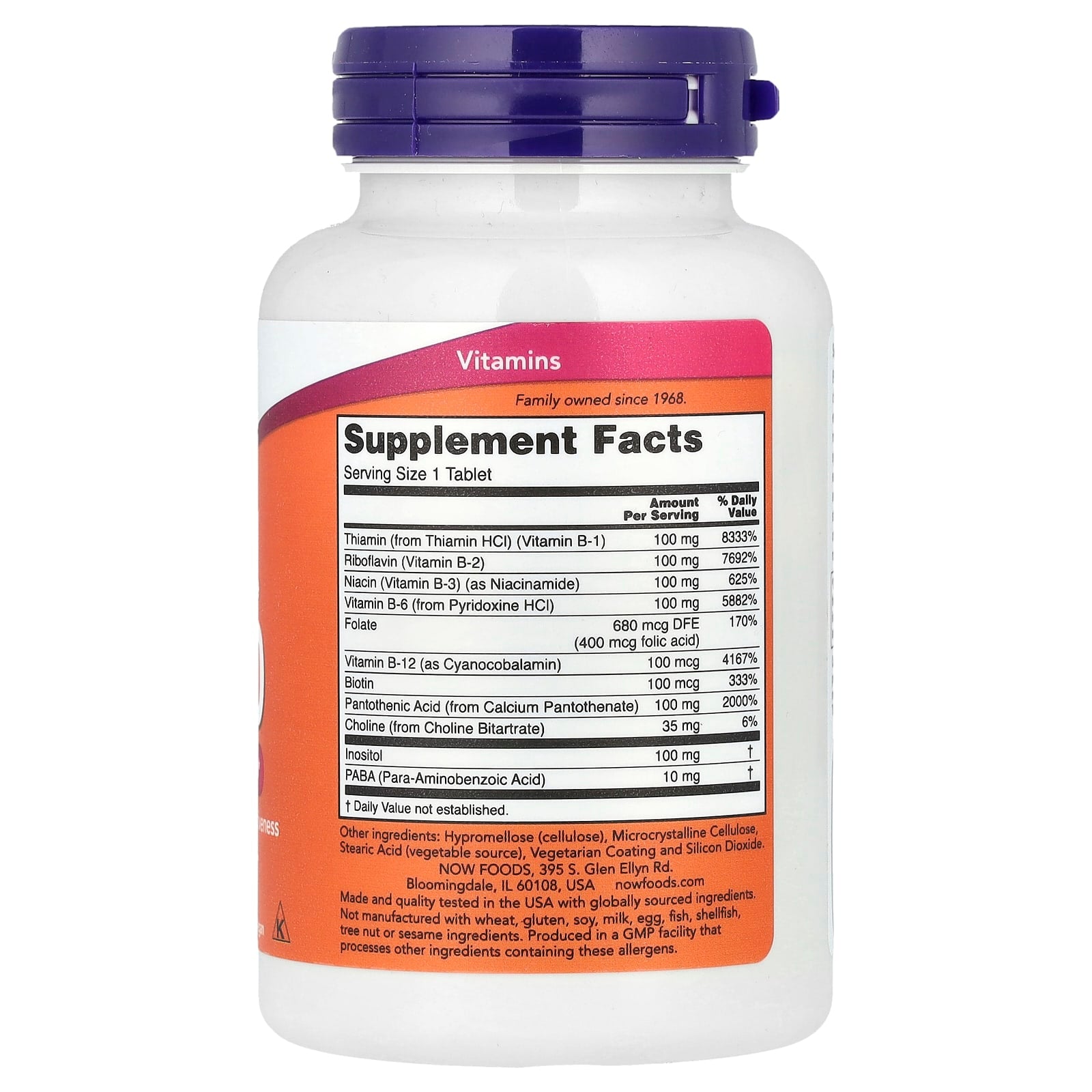 NOW Foods - B-12-vitamiini Nestemäinen B-kompleksi - 59ml